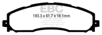 EBC 13+ Ford F250 (inc Super Duty) 6.2 (2WD) Yellowstuff Rear Brake Pads - My Store