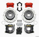 Wilwood Forged Dynalite P/S Park Brake Kit Drilled Red Mopar/Dana 2.50in Off w/Snap Ring Brng - Mammoth Racing -