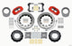 Wilwood Narrow Superlite 4R Front Hat Kit 14.00in Drill Red 76-77 Ford Bronco Dana 44 w/Lines - My Store