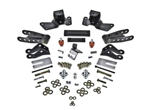 Belltech Shackle AND Hanger KIT 97-00 C2500/3500 non dually 4inch - Mammoth Racing -