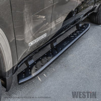 Westin 2019 Chevrolet Silverado/Sierra 1500 Crew Cab Thrasher Running Boards - Textured Black - Mammoth Racing -