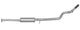 Gibson 97-99 Chevrolet S10 ZR2 4.3l 2.5in Cat-Back Single Exhaust - Stainless - Mammoth Racing -