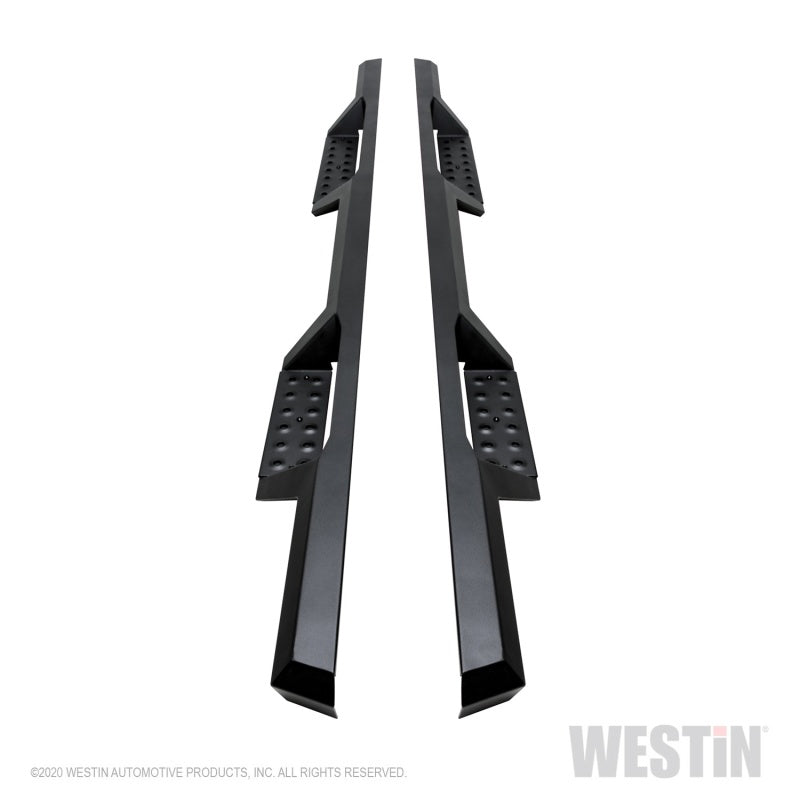 Westin 04-13 Chevy Silverado 1500 Crew Cab 2004-2013 HDX Drop Nerf Step Bars - Textured Black - Mammoth Racing -
