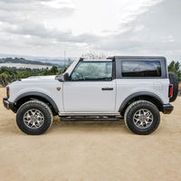 Westin 21-22 Ford Bronco (2-Door) PRO TRAXX 4 Oval Nerf Step Bars - Textured Black - Mammoth Racing -