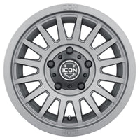 Icon Recon SLX 17x8.5 6x135 6mm Offset 5in BS 87.1mm Bore Charcoal Wheel - Mammoth Racing -