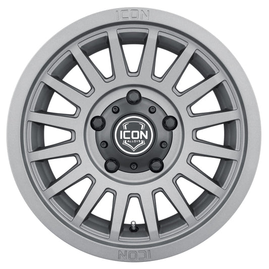 Icon Recon SLX 17x8.5 6x135 6mm Offset 5in BS 87.1mm Bore Charcoal Wheel