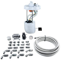 DeatschWerks 12-15 Honda Civic Si/13-15 Acura ILX DW400 Pump Module & Return Kit w/CPE Fuel Lines - Mammoth Racing -