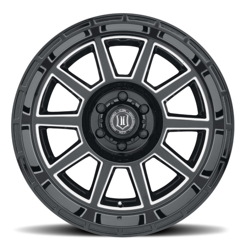 Icon Recoil 20x10 6x135 -24mm Offset 4.5in BS Gloss Black Milled Spokes Wheel - Mammoth Racing -