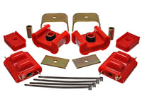 Energy Suspension 73-84 K5 Blazer 4WD Fullsize Red Complete Motor&Trans Mount Set Zinc Finish - My Store