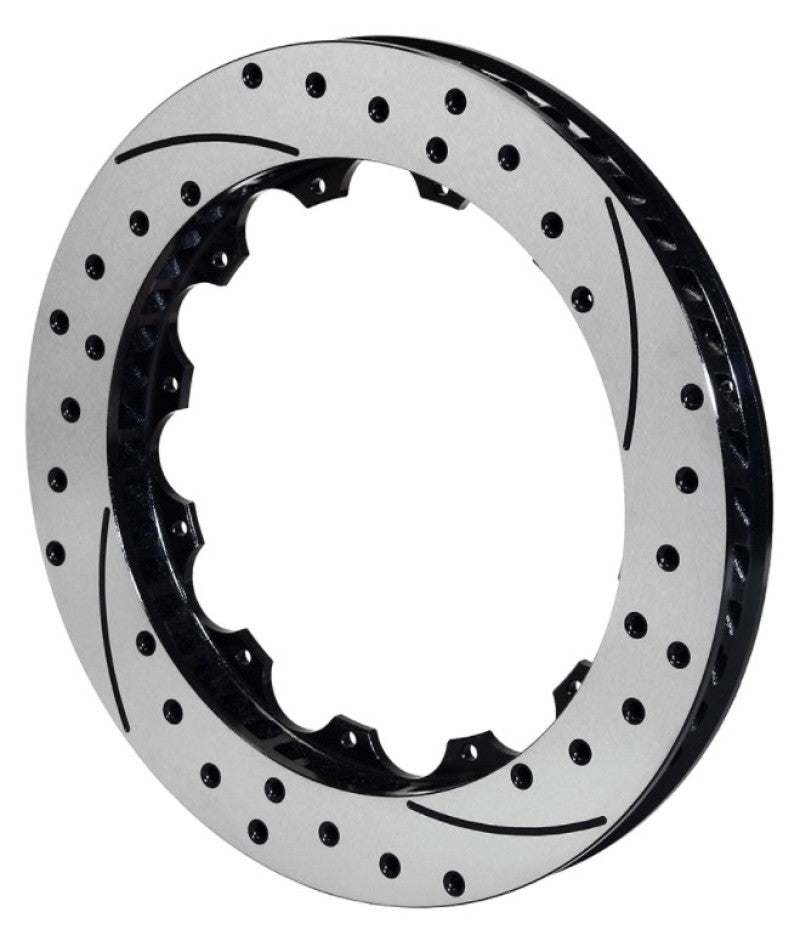Wilwood Rotor-SV-SRP72 Iron-LH-Drill-BLK 14.00 x 1.25 - 12 on 8.25in - My Store