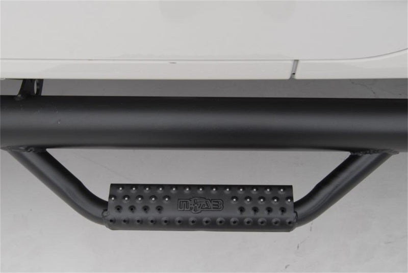 N-Fab Nerf Step 07-11 Jeep Wrangler JK 2 Door All - Tex. Black - W2W - 3in - Mammoth Racing -