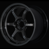 Advan R6 18x10.0 +24 5-114.3 Racing Titanium Black Wheel - My Store