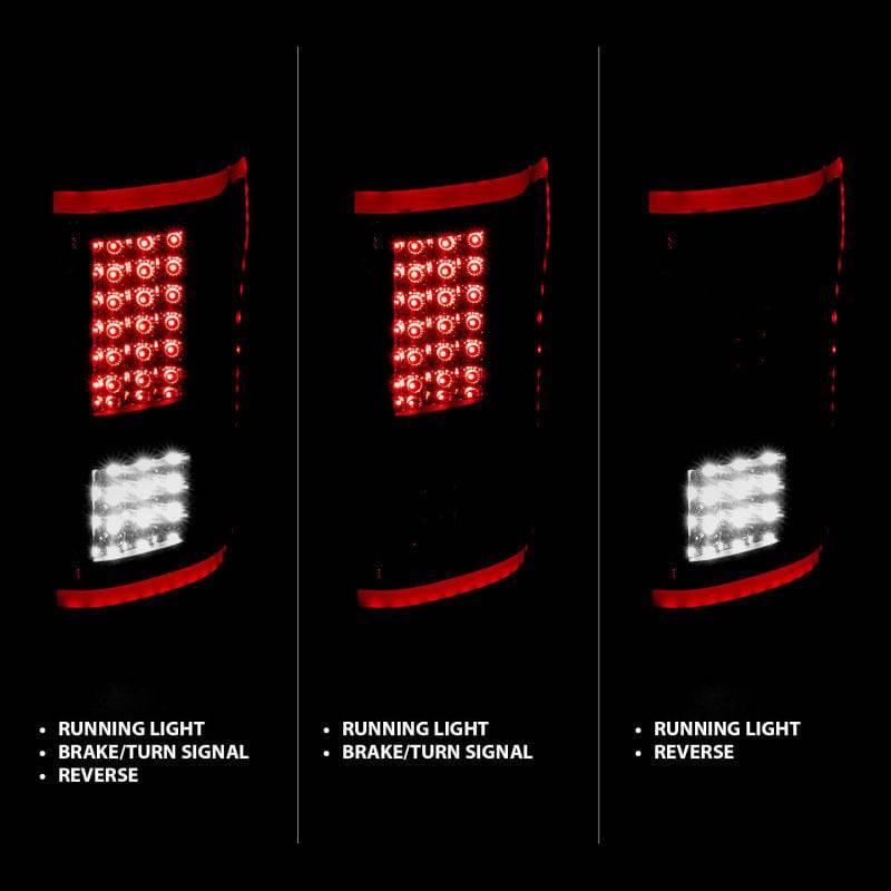 ANZO 15-17 Ford F-150 LED Taillights - Smoke - My Store