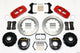 Wilwood Aero4 Rear P-Brake Kit 14.00in Red Big Ford New Style 2.50in Offset - Mammoth Racing -