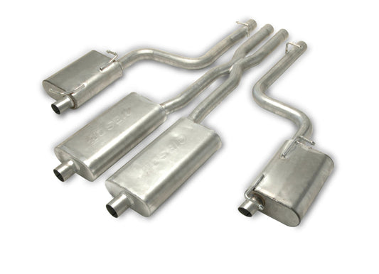Gibson 11-14 Dodge Charger R/T 5.7l 2.5in Cat-Back Dual Exhaust - Stainless - Mammoth Racing -
