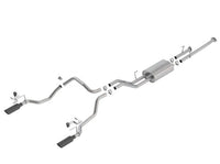 Borla 14-18 Toyota Tundra 4.6L/5.7L V8 AT 2&4WD Crew Max Cat-Back Touring Exhaust - Black Chrome Tip - Mammoth Racing -