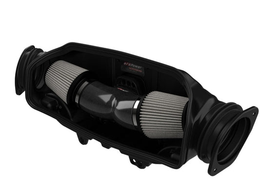 aFe 2020 Corvette C8 Track Series Carbon Fiber Cold Air Intake System With Pro DRY S Filters - Mammoth Racing -