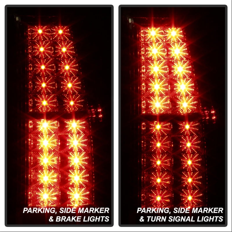 Spyder Chevy Suburban/GMC Yukon/Yukon Denali 07-14 LED Tail Lights Smke ALT-YD-CSUB07-LED-SM - Mammoth Racing -