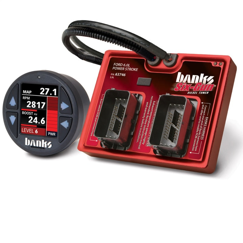 Banks 03-07 Ford F-250/F-350/F-450 6.0L Six-Gun Diesel Tuner w/ iDash-1.8 - Mammoth Racing -