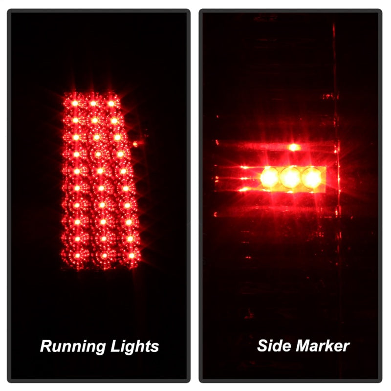 Xtune Chevy Silverado 1500/2500/3500 99-02 99-03 LED Tail Lights Smoke ALT-ON-CS99-LED-SM - Mammoth Racing -