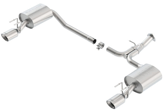 Borla 13-15 Honda Accord Coupe 3.5L FWD SS Rear Section Single Split Rear Exit Touring Exhaust - My Store