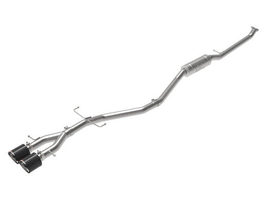 aFe Takeda 2.5in 304SS Cat-Back Exhaust System 17-20 Honda Civic SI Coupe L4-1.5L (t) - Mammoth Racing -