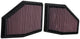 K&N 2020 BMW M550i 4.4l V8 Replacement Air Filter (2 Per Box) - Mammoth Racing -