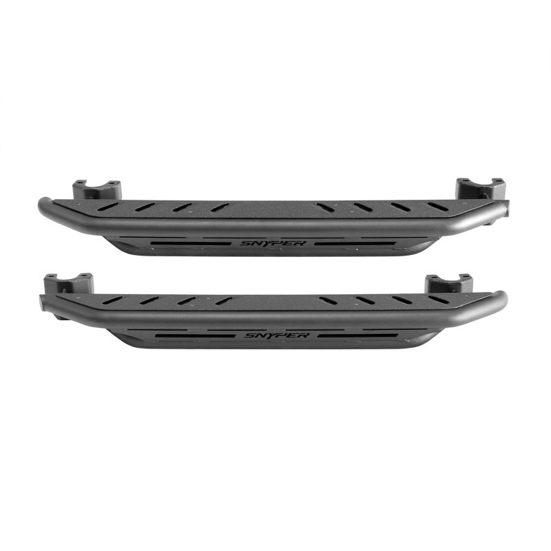 Westin/Snyper 07-17 Jeep Wrangler Triple Tube Rock Rail Steps - Textured Black - Mammoth Racing -