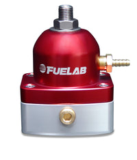Fuelab 535 EFI Adjustable Mini FPR 25-90 PSI (2) -6AN In (1) -6AN Return - Red - Mammoth Racing -