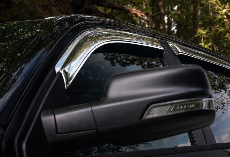 AVS 13-19 Ford Escape Ventvisor Front & Rear Window Deflectors 4pc - Chrome - Mammoth Racing -