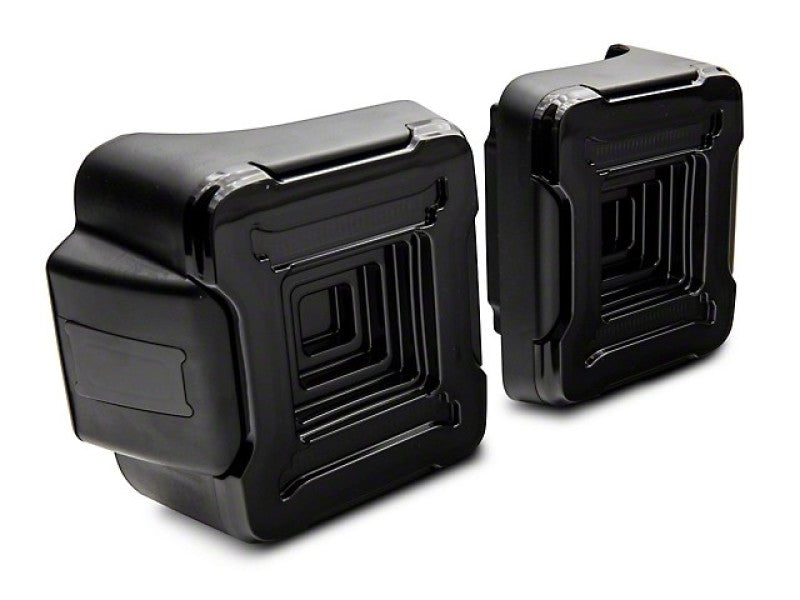 Raxiom 18-22 Jeep Wrangler JL Axial Series Plateau LED Tail Lights- Black Housing (Smoked Lens) - Mammoth Racing -