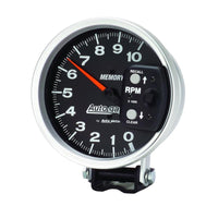 Autometer 5 inch 10,000 RPM w/ Peak Memory Pedestal Tachometer Auto Gage - Black - My Store
