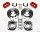 Wilwood Dynapro Low-Profile 11.00in P-Brake Kit - Red Small Ford 2.66in Offset - Mammoth Racing -