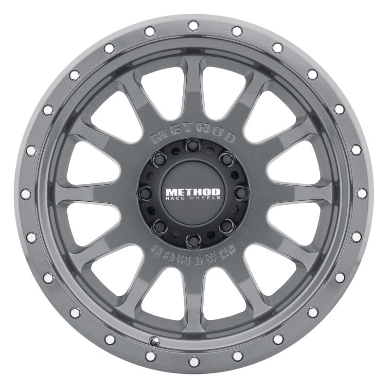 Method Mr605 NV 20x10 -24mm Offset 8x170 124.9mm CB Gloss Titanium Wheel - Mammoth Racing -