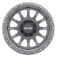 Method Mr605 NV 20x10 -24mm Offset 8x180 124.1mm CB Gloss Titanium Wheel - Mammoth Racing -