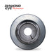 Diamond Eye MFLR 4inID SGL IN/SGL OUT 7inDIA X 24in BODY 30in LENGTH PERF SLOTTED ENDS 409 SS - Mammoth Racing -