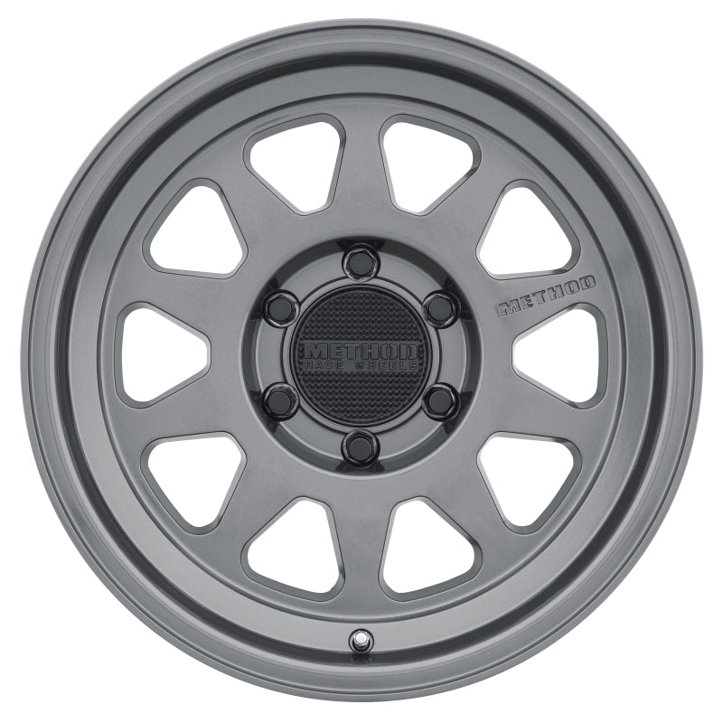 Method Mr316 17x8.5 0mm Offset 6x135 87mm CB Gloss Titanium Wheel - Mammoth Racing -