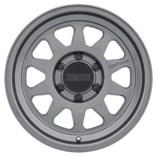 Method Mr316 18x9 +18mm Offset 6x5.5 106.25mm CB Gloss Titanium Wheel - Mammoth Racing -