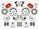 Wilwood Forged Dynalite Front Kit 11.75in Drilled Red 41-55 Cadillac - Mammoth Racing -