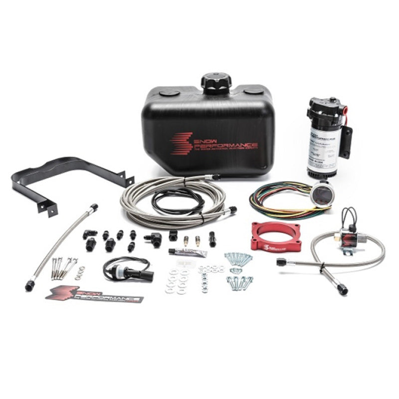 Snow Performance 11-17 Mustang Stg 2 Boost Cooler F/I Water Injection Kit (SS Braid Line & 4AN) - My Store