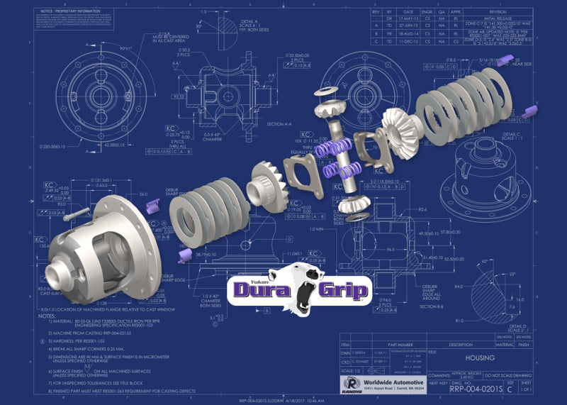 Yukon Gear Trac-Loc For Ford 8in Wtih 31 Spline Axles. Aggressive Design - Mammoth Racing -