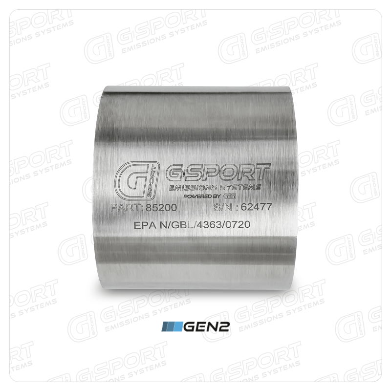 GESI G-Sport 400 CPSI GEN 2 EPA Compliant 4.5in x 4in High Output Substrate Only- 500-850HP - My Store