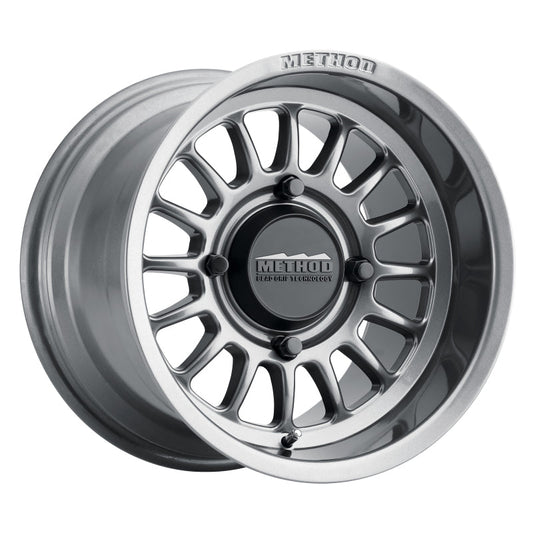 Method Mr411 14x7 4+3/+13mm Offset 4x156 132mm CB Gloss Titanium Wheel