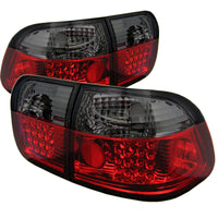 Spyder Honda Civic 96-98 4Dr LED Tail Lights Red Smoke ALT-YD-HC96-4D-LED-RS - Mammoth Racing -