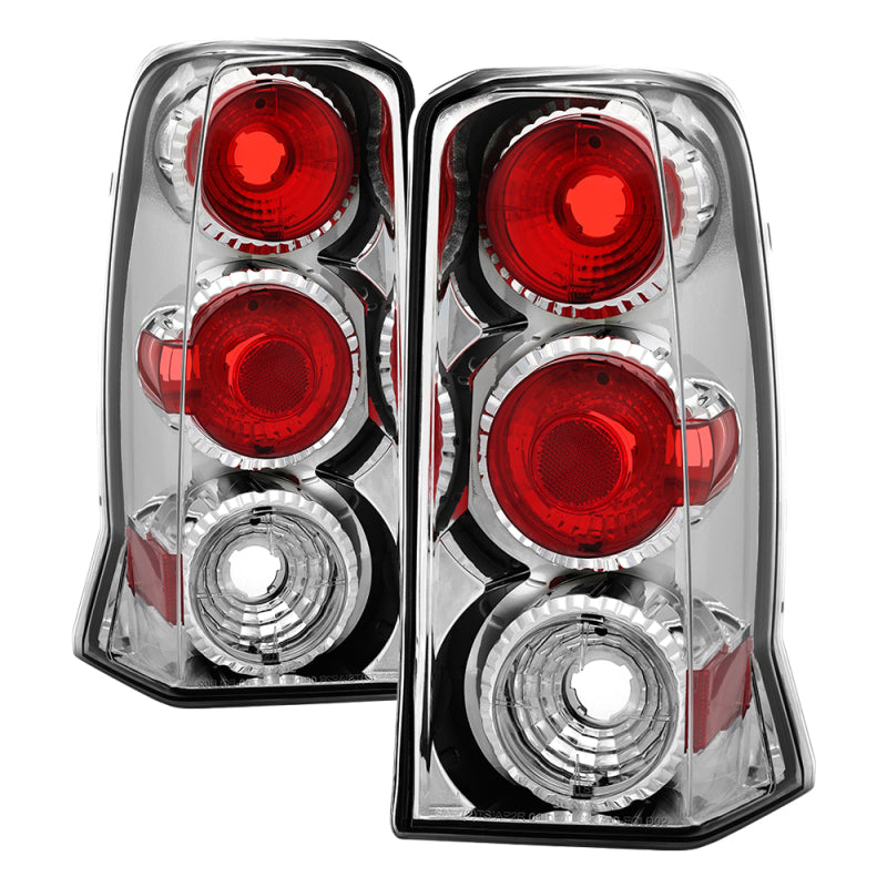 Spyder Cadillac Escalade SUV (Not EXT)02-06 Euro Style Tail Lights Chrome ALT-YD-CE02-C - Mammoth Racing -