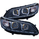 ANZO 2013-2015 Honda Accord Projector Headlights w/ U-Bar Black - My Store