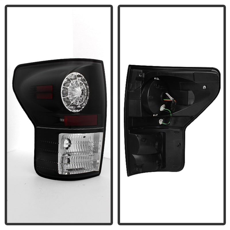 Spyder Toyota Tundra 07-13 LED Tail lights Black ALT-YD-TTU07-LED-BK - Mammoth Racing -