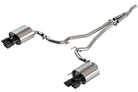 Borla 19-20 Ford Mustang Ecoboost 2.3L 2.25in S-type Exhaust w/ Valves - Black Chrome Tips - My Store