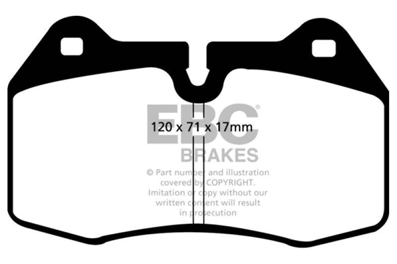 EBC 94-99 BMW M5 3.8 (E34) Redstuff Front Brake Pads - My Store