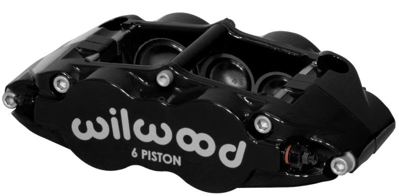 Wilwood Caliper-Narrow Superlite 6r-rh - Black 1.62/1.12/1.12in Pistons 1.10in Disc - Mammoth Racing -